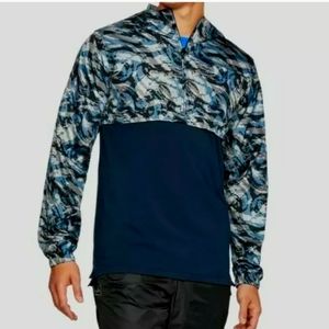 Under armour men sporstyle fitted half zipper camo